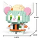 Дитячий 3D конструктор / пазл Bricks "Gerald the cat " розвиваючий висотою 6.4 см (1000-ZB-1593) - зображення 4