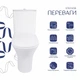 Унитаз-компакт Qtap Presto безободковый с седалием Soft-close QT24221217AW - изображение 3