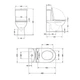 Унитаз напольный Qtap Swan Ultra Quiet с сиденьем Soft-close 640x360x835 мм QT16222182TW White - изображение 3