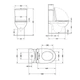 Унитаз напольный Qtap Jay Eco Ultra Quiet с сиденьем Soft-close 640x360x835 мм QTJAY27W48749 White - изображение 2