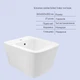 Комплект Qtap Crow 2 в 1: унитаз подвесной Rimless + биде подвесное - изображение 5