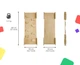 Горка Монтессори Skillwood большая с зацепами (рампа) - изображение 6