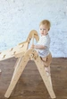 Комплект большой Skillwood Треугольник Пиклер 2 шт. + Горка Монтессори 3 шт. + Арка - изображение 14