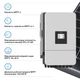 Гібридний інвертор Deye SUN-18K-SG05LP3-EU-SM2 18KW 48V 2 MPPT Wi-Fi 220/380V Трифазний - зображення 2