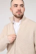 Кофта на молнии мужская XS цвет бежевый YUKI ЦБ-00283943 - изображение 3