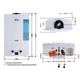 Колонка газова димохідна Thermo Alliance JSD20-10CLM 10 л White - зображення 2