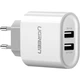 Мережевий зарядний пристрій UGREEN CD104 2xUSB 3.4A білий (20384) - зображення 1