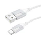 Кабель USB Borofone BX101 Creator Type-C 3A Колір Бiлий - зображення 9
