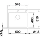 Кухонна мийка Blanco - 524111 SUBLINE 500-IF/A STEELFRAME - зображення 2