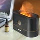 Увлажнитель воздуха 180мл с эффектом пламени от USB, Kinscoter DQ-701, Черный Ультразвуковой увлажнитель с - изображение 2