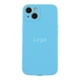 Чохол Silicone Case Full Size with Frame для iPhone 13 53.Cornflower - зображення 1