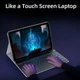 Чехол с Bluetooth - клавиатурой Magnet Flip Cover для Lenovo Tab TB311XU 10.1" 2025 с RGB подсветкой и мышкой blue - изображение 3