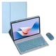 Чехол с Bluetooth - клавиатурой Magnet Flip Cover для Lenovo Tab TB311XU 10.1" 2025 с RGB подсветкой и мышкой blue - изображение 1
