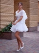 Короткое платье с пышной юбкой FashionYouWant L белый 43247458 - изображение 8