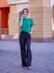 Шовкова футболка під піджак FashionYouWant L зелений 43450182 - зображення 2