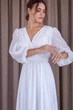 Шифонова біла сукня FashionYouWant XL білий 43247457 - зображення 6