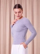 Тонкий кашемировый джемпер FashionYouWant XS/S серый 43458033 - изображение 2