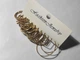 Серёжки-полукольца золотистые Fashion Jewelry набор 12 штук - изображение 2