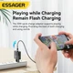 Зарядное устройство ESSAGER GAN 33W USB-C+USB-A Black - изображение 3