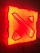 Світильник Дота Dota 2 Bluetooth Червоний 220 В Режими мерехтіння - зображення 3