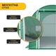 Садова теплиця парник LEOBRO Garden 6м2 2x3м Green Mosquito Door (LB-G108-GRN) - зображення 3