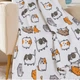 Плед легкий флісовий Веселі котики 150x200 см Love You - изображение 3