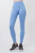Бесшовные легинсы женские из микрофибры Giulia LEGGINGS 02 L/XL Blue-lacecap hydrangea, облегающие, дышащие, для фитнеса и бега - изображение 3