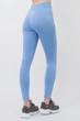 Бесшовные легинсы женские из микрофибры Giulia LEGGINGS 02 L/XL Blue-lacecap hydrangea, облегающие, дышащие, для фитнеса и бега - изображение 4