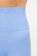 Легінси жіночі спортивні в рубчик з моделювальним швом Giulia LEGGINGS RIB L/XL Blue-lacecap hydrangea, лосини в рубчик з ефектом пуш-ап - зображення 4