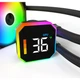 Система водяного охлаждения MONTECH HyperFlow Digital 360 Black [151310] - изображение 5