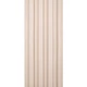 Декоративная рейковая панель на стену Sticker Wall SW-00001858 3000х160х23 мм Молочный (Niz17065) - изображение 1