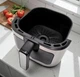 Аэрогриль без масла Rainberg RB мультипечь 4200 Вт аэрофритюрница 8 л с регулятором температуры черный (86ZZ) - изображение 4