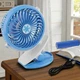 Вентилятор Moltis Mini Fan WX настольный 5 Вт аккумуляторный 1000 mAh на прищепке синий (3OS6) - изображение 3