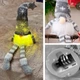 Игрушка гном Lesko N2 Gray 20 см новогодняя для праздничного декора с LED подсветкой - изображение 3