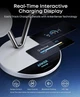 Беспроводное зарядное устройство Anker Prime MagSafe 3-in-1 Qi2 25W Smart Display with TEC Active Cooling для iPhone 17-12 Series White - изображение 5
