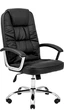 Офисное, компьютерное кресло Infinito Premium Comfort Black с механизмом качания TILT и хромированной крестовиной (до 120 кг) - изображение 3