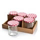 Комплект скляних банок BASIC KITCHEN 160 мл. 6 шт. 35483 - зображення 1