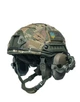 Шолом військовий балістичний тактична захисна каска куленепробивна FAST Helmet NIJ IIIA тактичні активні навушники Walkers + сумка для шолому олива - зображення 8