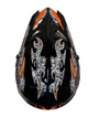 Мотошолом ендуро кросовий Helmet Sebastian + окуляри Profi Black прозоре скло - зображення 4