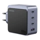 Зарядное устройство Ugreen Nexode X565 100W GaN (3хUSB-C+USB-A) Gray (35043) - изображение 1