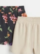 Шорты (2 шт.) H&M 158см светло бежевый, черный 240910290615 - изображение 2