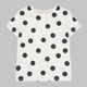 Футболка для сна H&M 122 128см молочный горох 250911275611 - изображение 1
