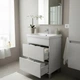 Пластикова тумба підлогова Атлант White 60 см - изображение 1