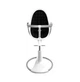Стільчик для годування Bloom Fresco White вкладиш бавовняний Midnight Black, E10535-W\U10543-MB - зображення 2