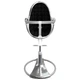 Стільчик для годування Bloom Fresco Silver вкладиш бавовняний Midnight Black, E10535-S\U10543-MB - зображення 2