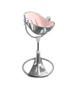 Стілець для годування Bloom Fresco Silver вкладиш еко-шкіра Rosewater, E10535-S\E10540-RWL - зображення 3