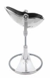 Стілець для годування Bloom Fresco Silver вкладиш еко-шкіра Midnight black, E10535-S\E10516-MBL - зображення 4