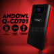 Повербанк умб 40000 mAh Andowl power bank Q-CD701X2 павербанк з usb ліхтариком для телефону роутера зовнішній портативний акумулятор з дисплеєм повербанки великої ємності червоно чорний - зображення 2
