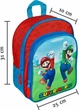 Plecak do przedszkola Undercover Super Mario 30 x 24 x 8 cm (4043946303527) - obraz 4