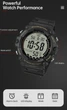 Годинник наручний чоловічий спортивний Casio AE-1500WHX-1A Black з підсвічуванням - зображення 3